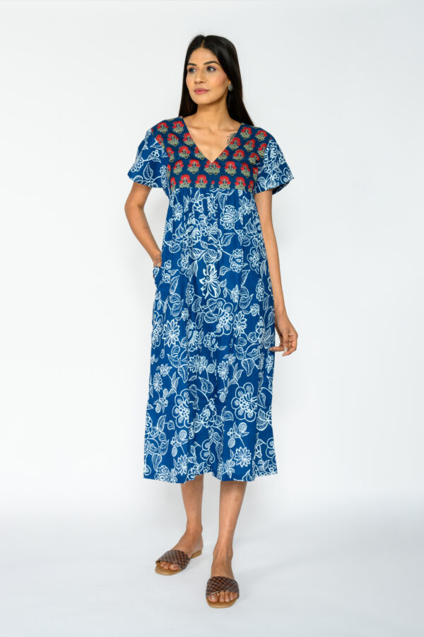 Indian Block Print Short Dress Indian Block Print Short Dress