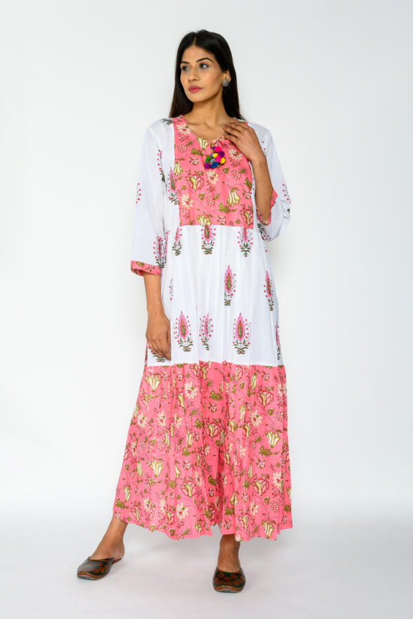 Indian Block Print Long Dress