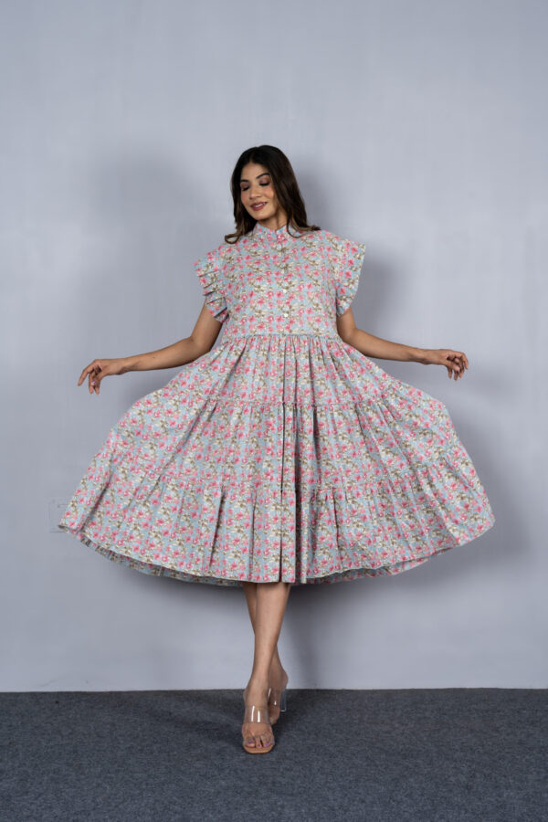 Light Grayish Blue Dress