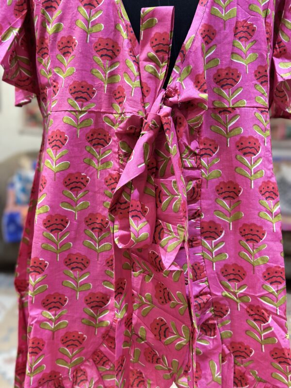 Gulab Ruffle Wrap Dress