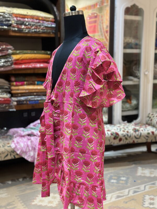 Gulab Ruffle Wrap Dress