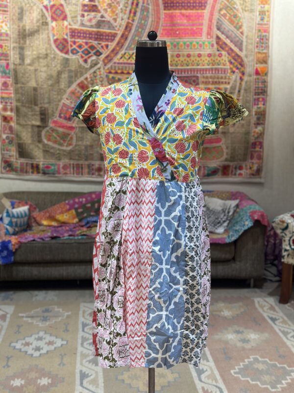 Rangtara Patch Wrap Dress