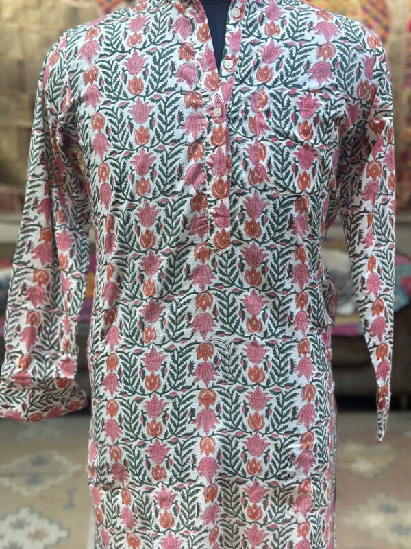 Gulbagh Hand Block Printed Cotton Kurta