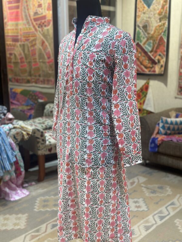 Gulbagh Hand Block Printed Cotton Kurta