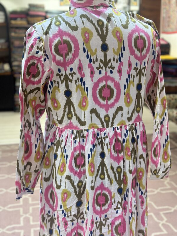 Gulbaan Ikat Gathered Dress