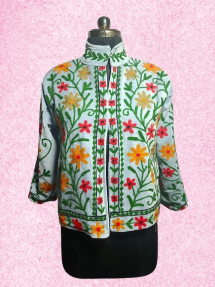 Handmade Suzani Jacket – Tradition Woven Into Warmth