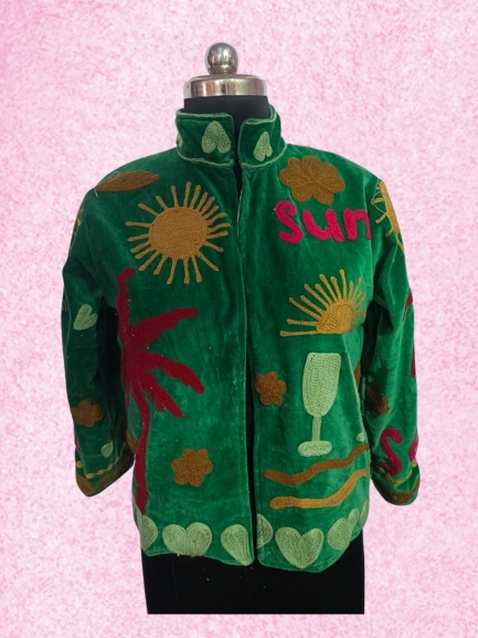 Handmade Suzani Jacket – Tradition Woven Into Warmth