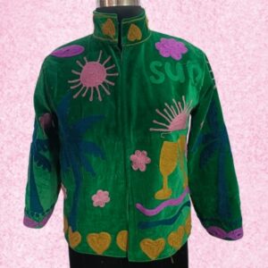 Handmade Suzani Jacket – Tradition Woven Into Warmth