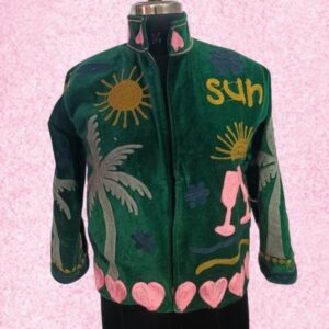 Handmade Suzani Jacket – Tradition Woven Into Warmth