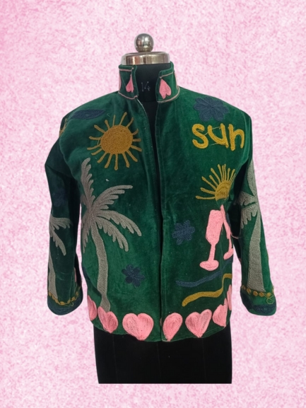 Handmade Suzani Jacket – Tradition Woven Into Warmth