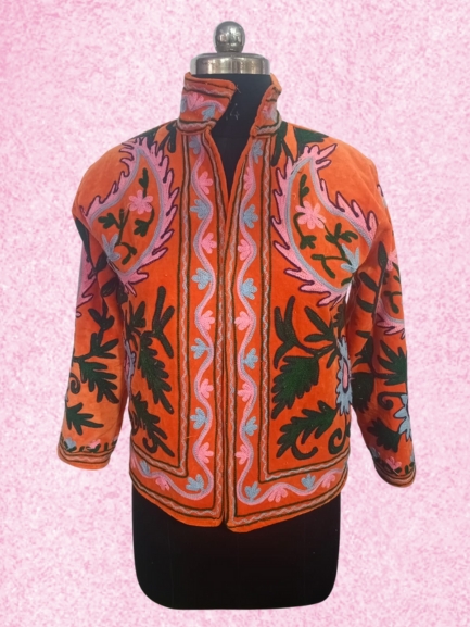 Handmade Suzani Jacket – Tradition Woven Into Warmth