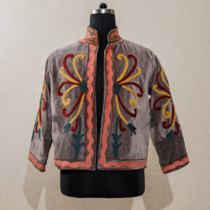 AMP-5297 Velvet Suzani Long Jacket