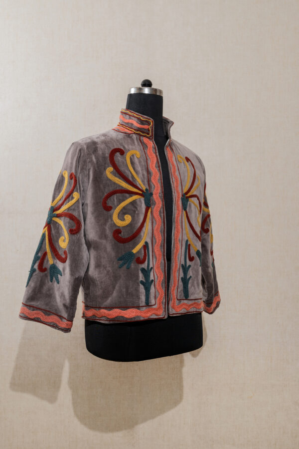Velvet Suzani Long Jacket