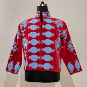 AMP-5300 Velvet Suzani Long Jacket