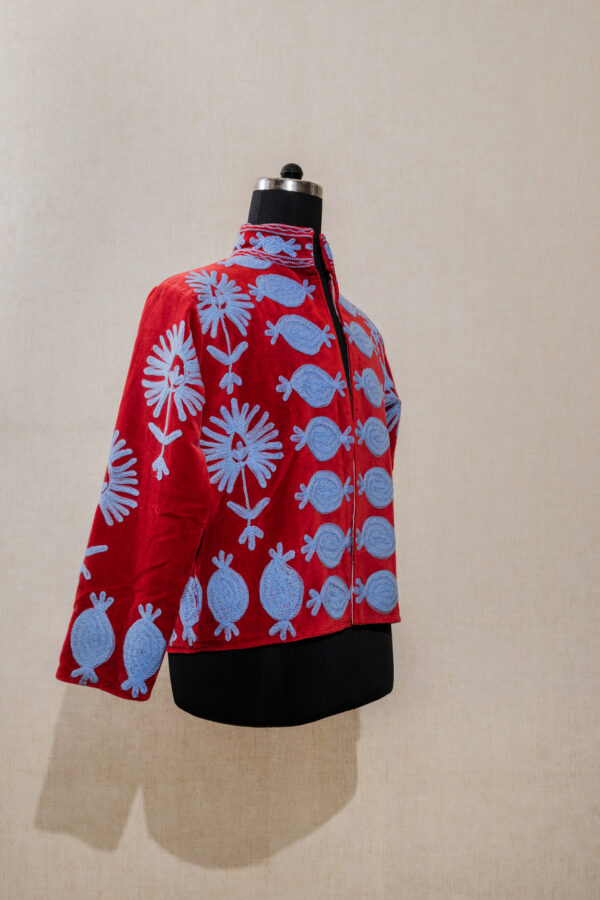 Velvet Suzani Long Jacket