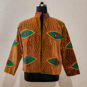 AMP-5303 Velvet Suzani Long Jacket