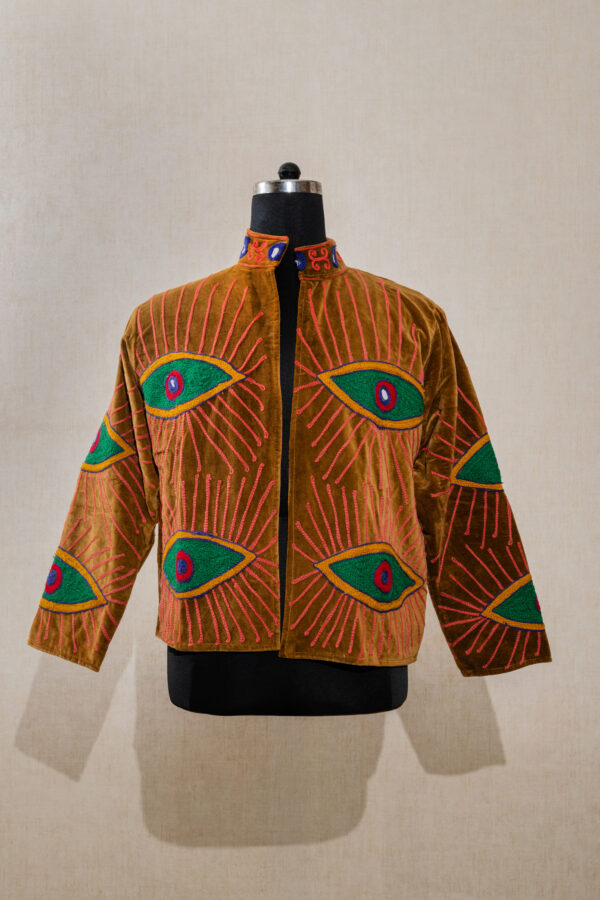 AMP-5303 Velvet Suzani Long Jacket