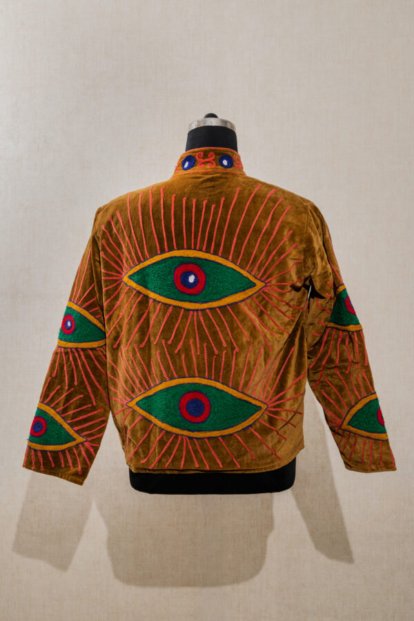 AMP-5304 Velvet Suzani Long Jacket