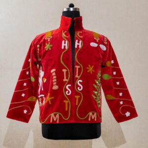 AMP-5306 Velvet Suzani Long Jacket