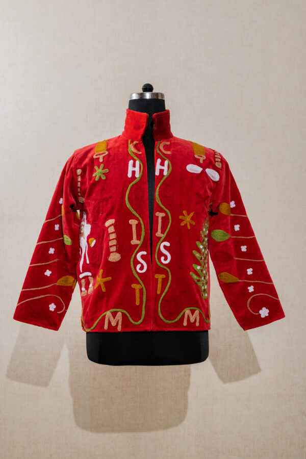 Velvet Suzani Long Jacket