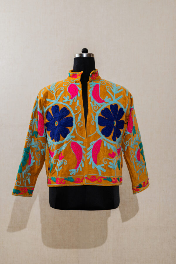 Velvet Suzani Long Jacket