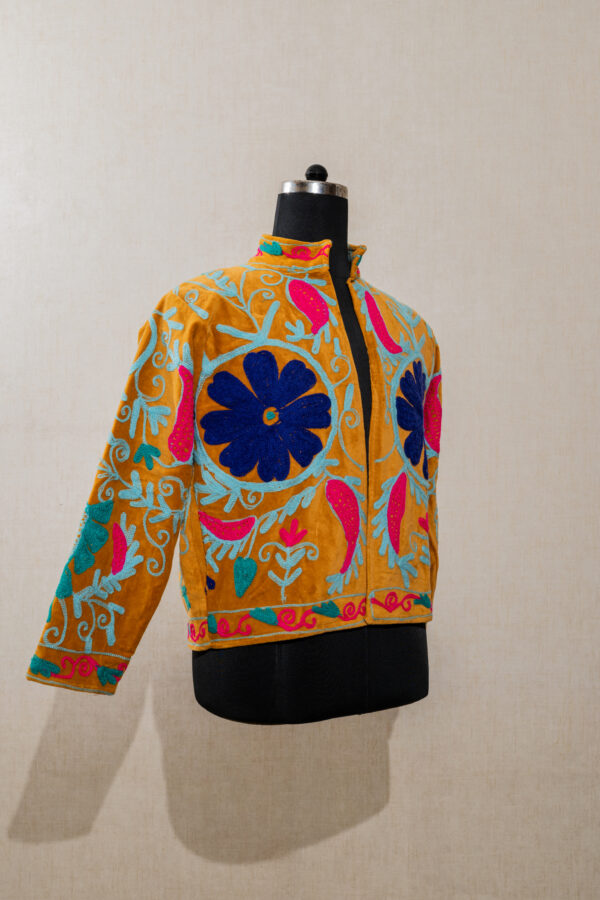 Velvet Suzani Long Jacket