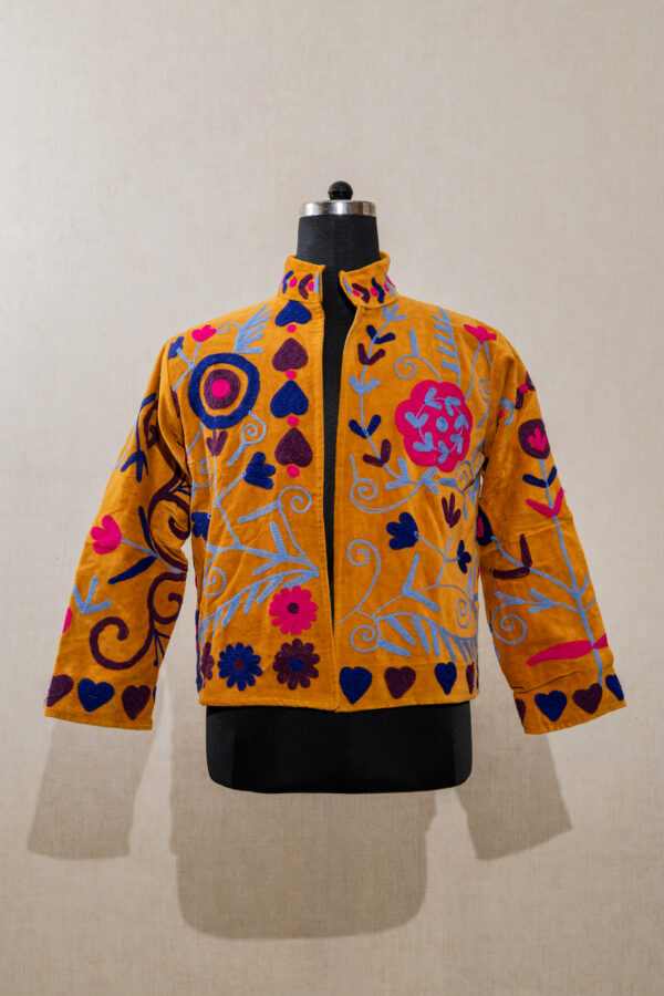 Velvet Suzani Long Jacket