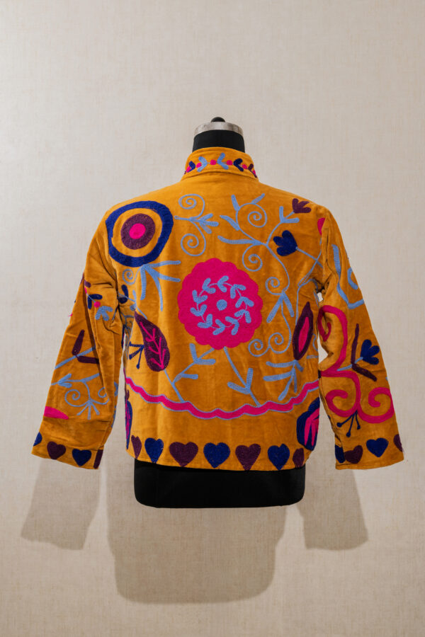Velvet Suzani Long Jacket