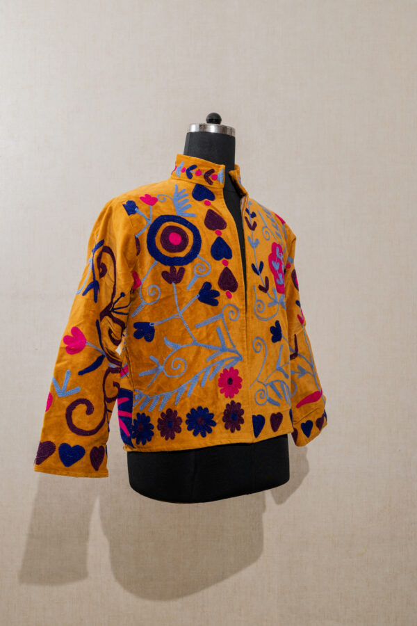 Velvet Suzani Long Jacket