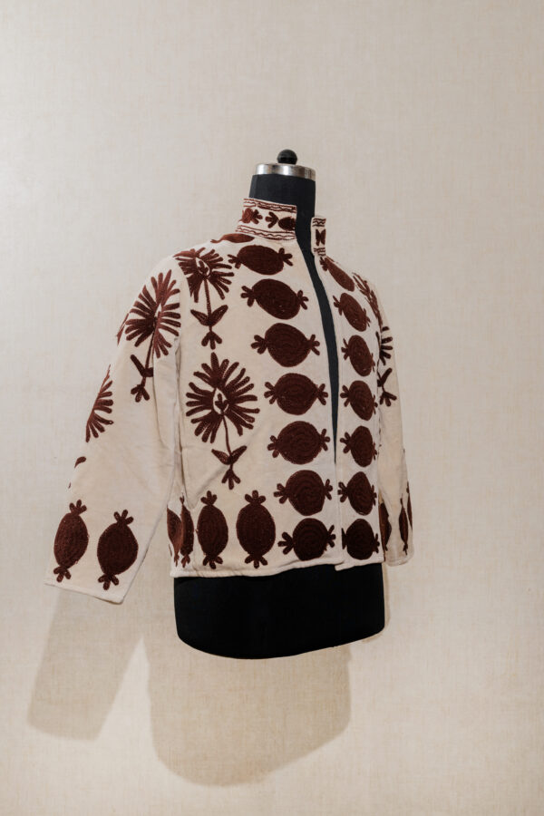 AMP-5317 Velvet Suzani Long Jacket