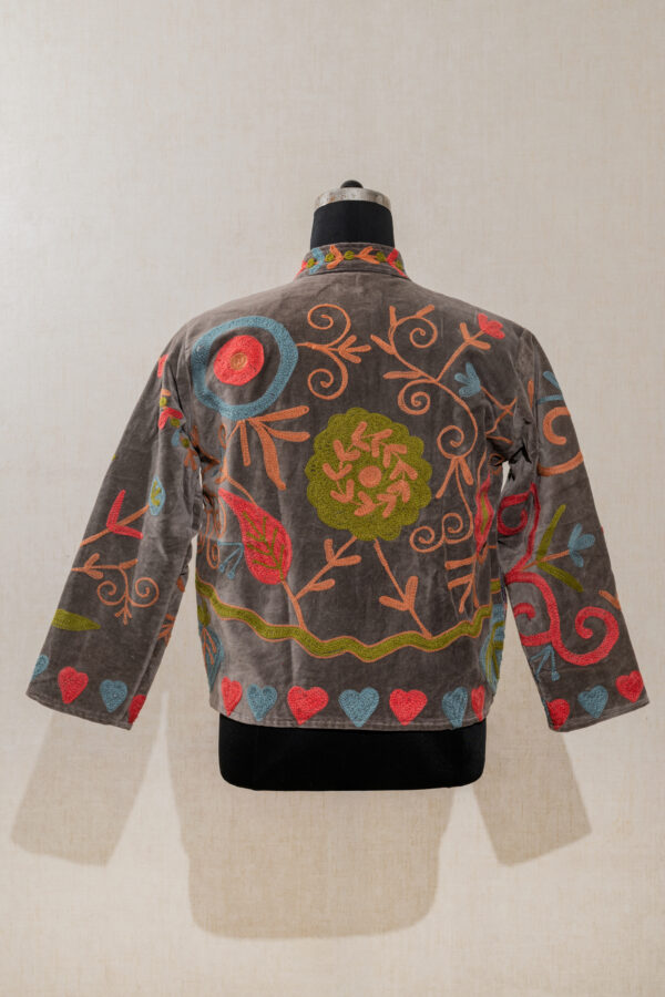 Velvet Suzani Long Jacket