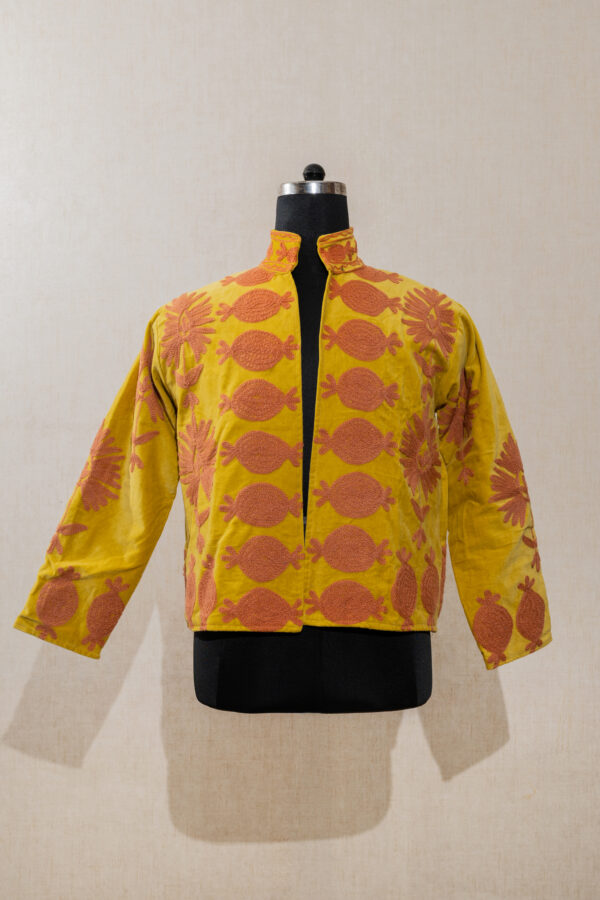 Velvet Suzani Long Jacket