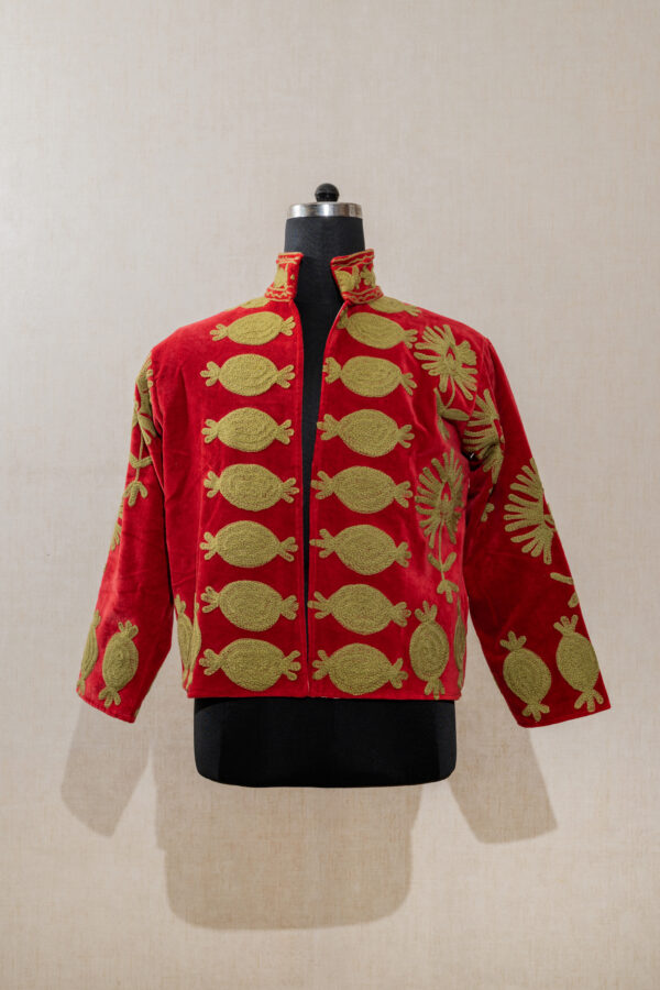 Velvet Suzani Long Jacket
