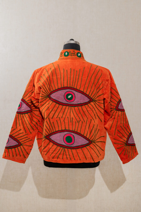 AMP-5329 Velvet Suzani Long Jacket