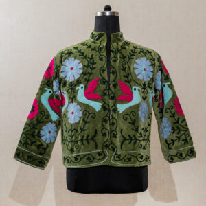 AMP-5331 Velvet Suzani Long Jacket