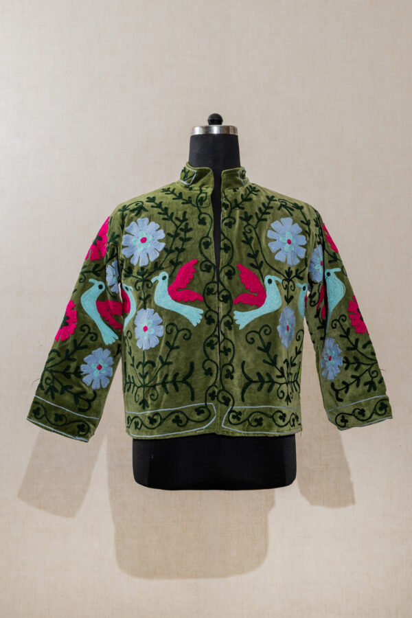 Velvet Suzani Long Jacket