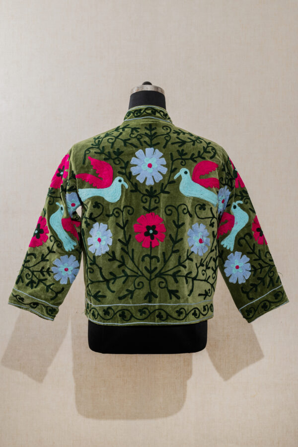 Velvet Suzani Long Jacket