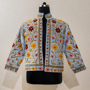 AMP-5334 Velvet Suzani Long Jacket