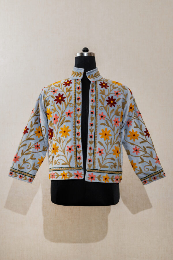 Velvet Suzani Long Jacket