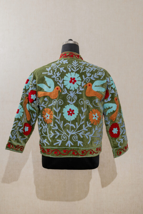 AMP-5338 Velvet Suzani Long Jacket