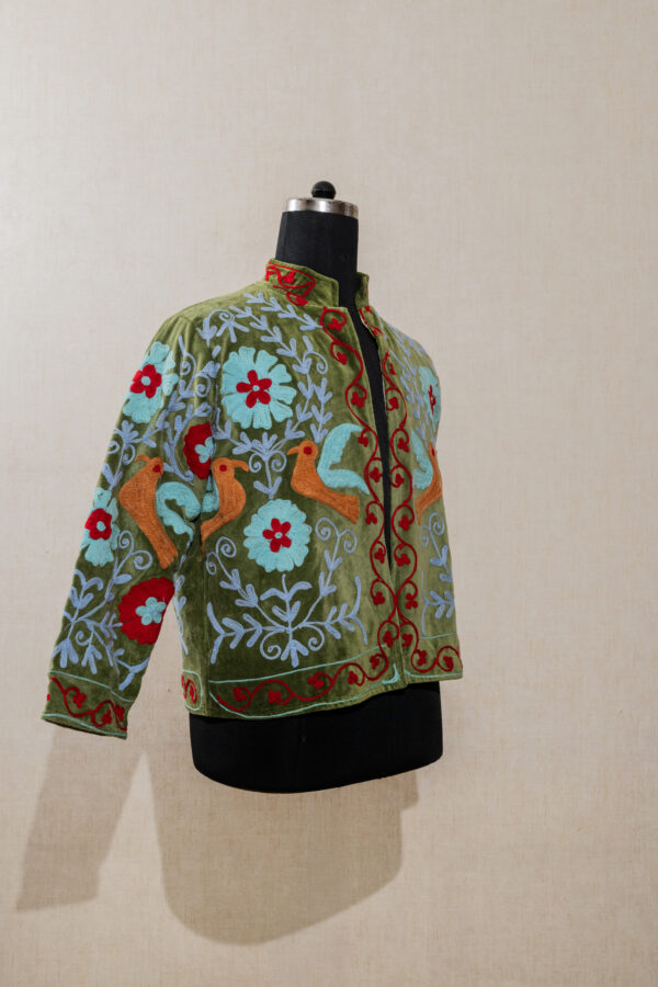 AMP-5339 Velvet Suzani Long Jacket