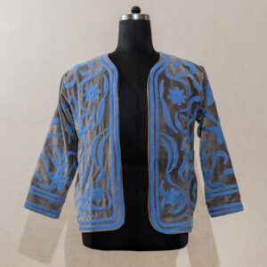 AMP-5341 Velvet Suzani Long Jacket