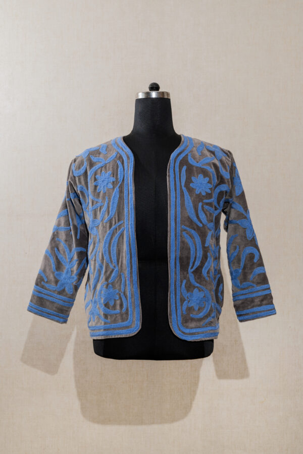 Velvet Suzani Long Jacket
