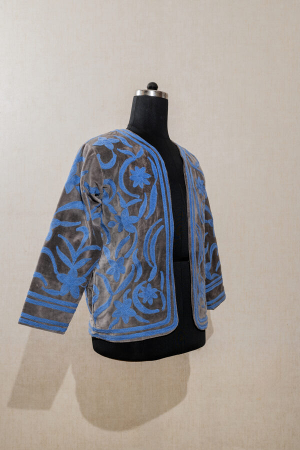 Velvet Suzani Long Jacket