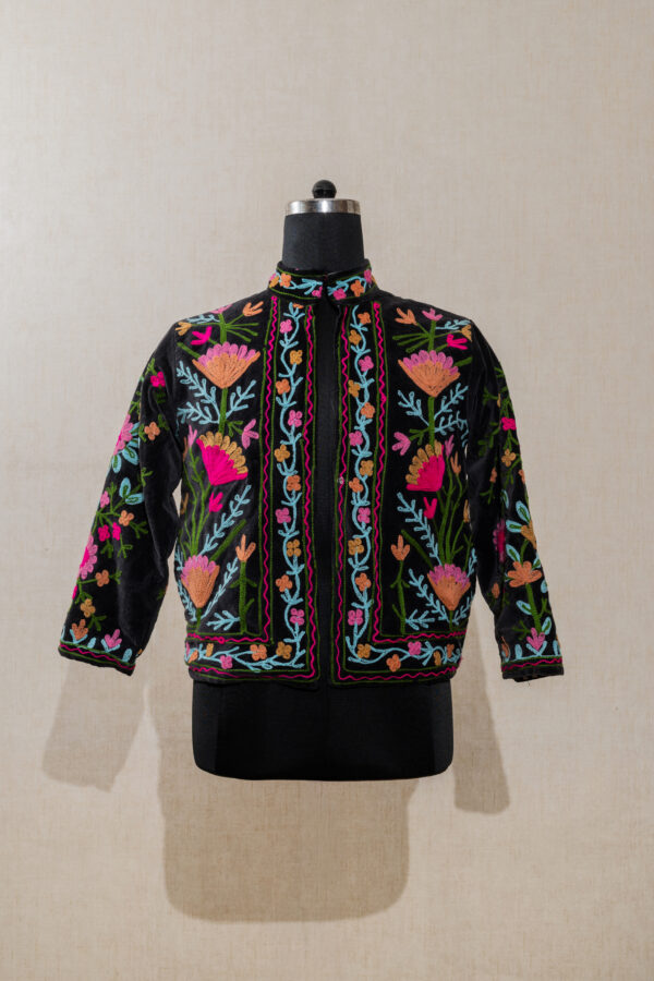 Velvet Suzani Long Jacket