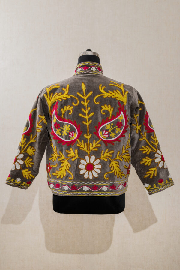 Velvet Suzani Long Jacket