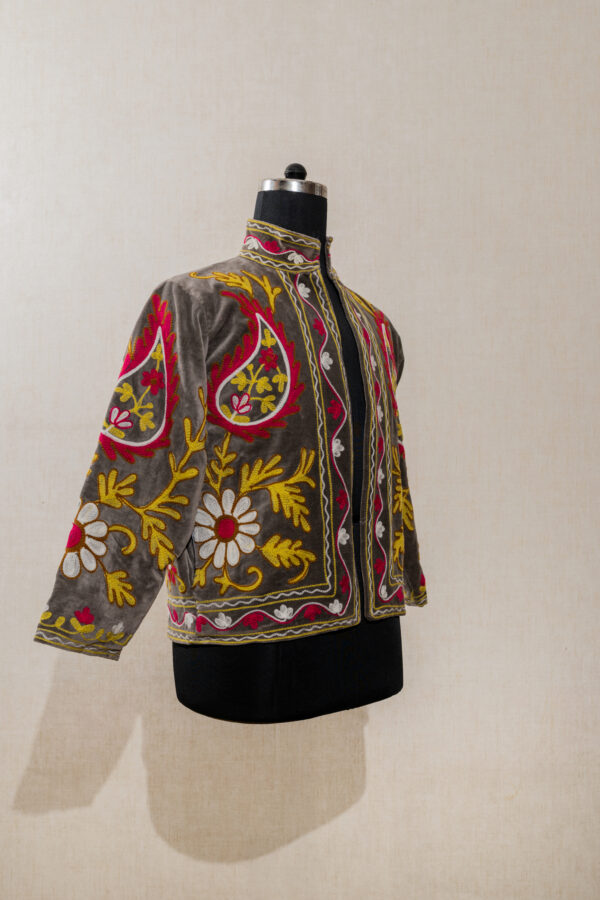 Velvet Suzani Long Jacket