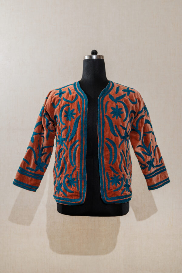 AMP-5350 Velvet Suzani Long Jacket