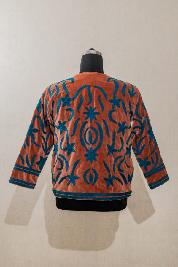 AMP-5352 Velvet Suzani Long Jacket