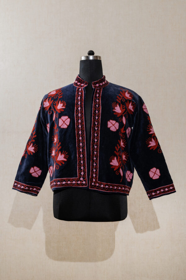 Velvet Suzani Long Jacket